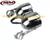Đường chạy xe máy off-road sửa đổi retro đôi đèn pha đôi đèn pha phía trước lắp ráp khung kính chắn gió - Kính chắn gió trước xe gắn máy
