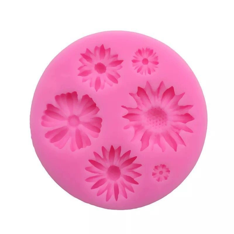 Tự làm sô cô la silicone gelatin fondant khuôn sao lá phong dâu cánh bướm trang trí bánh