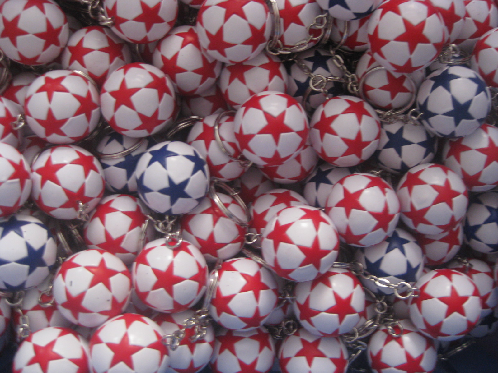 Fine Business Gift Champions League World Cup Soccer Key Button Pentagram Creative Football Pure Handmade