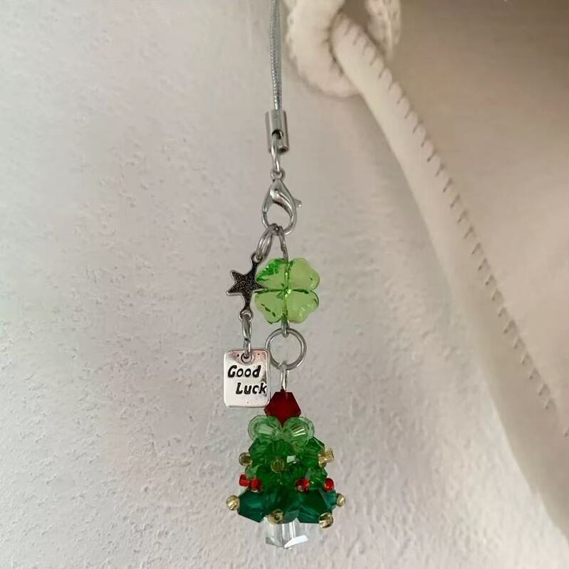 【Unmelting Snowflakes】Pendant Winter Snowflake Star Bottle Phone Chain Girl Pendant Atmosphere Bag Pendant