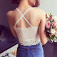 Spring and summer lace sexy back-wrapped tube top anti-exposure bottoming versatile suspender short vest