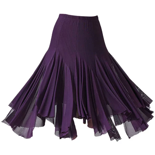 Длинная танцующая юбка, высокая талия, средней длины, плиссированная юбка