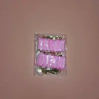 Красный шифоновый браслет для влюбленных