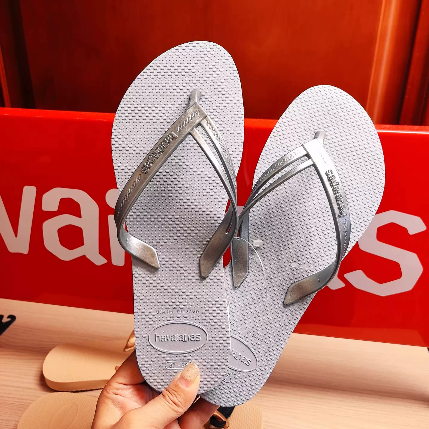 Гавана, Бразилия, настоящие шлепанцы havaianas ELEGANCE женские, открытая обувь, пляжные сандалии и тапочки