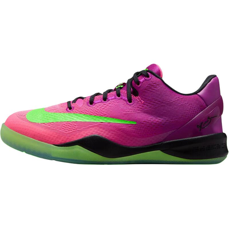 Nike Kobe 8 Protro "Mambacurial" Gs Basketball Shoes in Bright Rose Red and Green, Unisex Nike Kobe 8 Protro "Mambacurial" Gs Basketball Shoes in Bright Rose Red and Green, Unisex