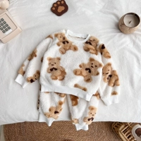 Бархатный комплект, с медвежатами