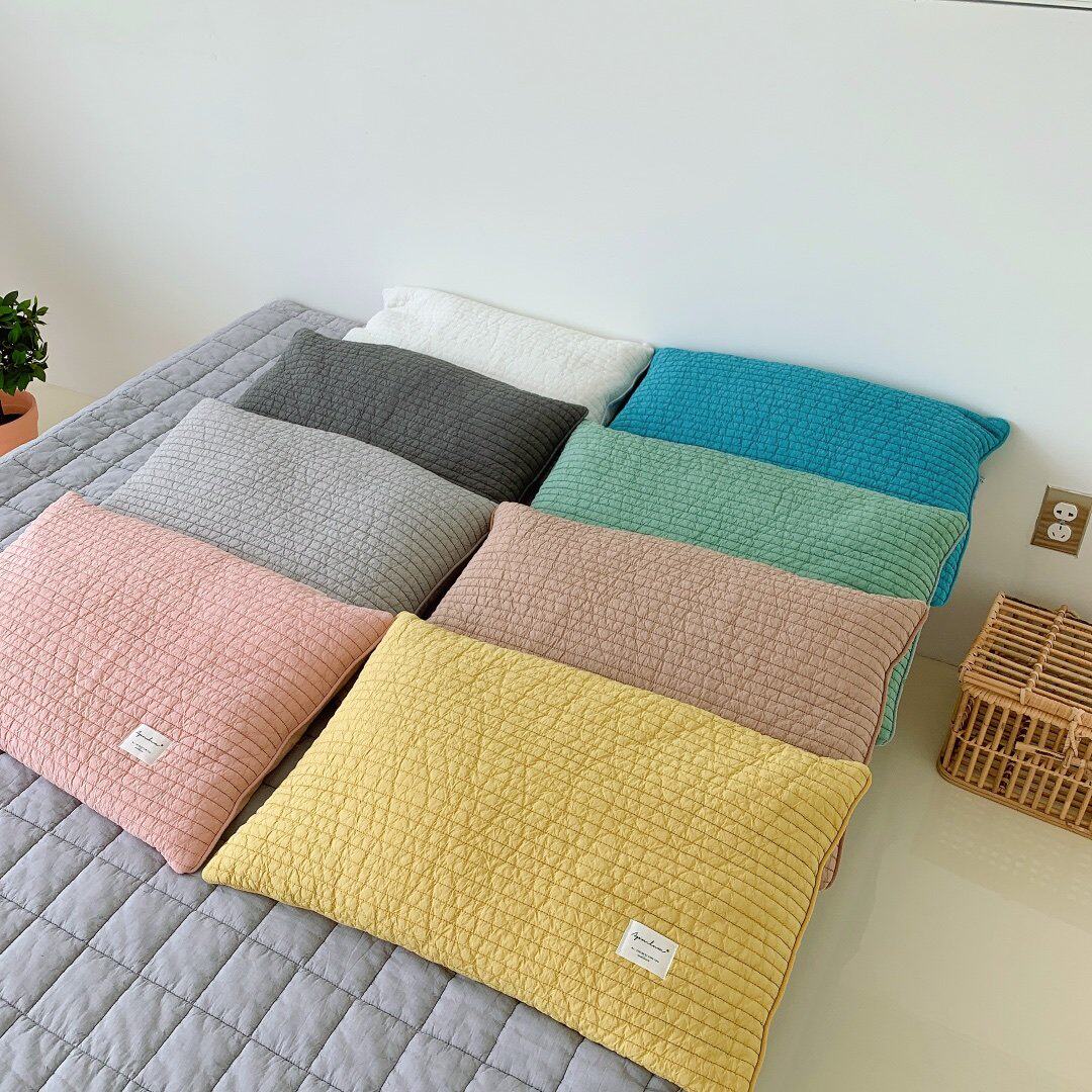 Подушка ins韩国荞麦纯棉保健颈椎枕儿童成人枕头枕套男女家用助眠可拆洗 OTHER