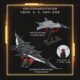 Nantianmen Plan Small-Scale Full Set Alloy Model Simulation Combat Aircraft Military Toy Ornament Kaidiwei