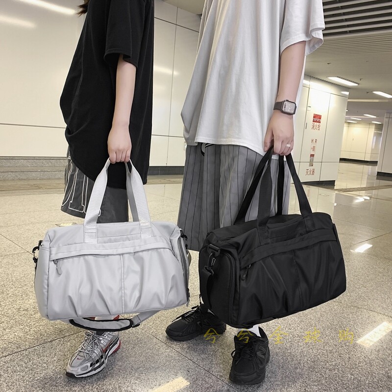 Japan Travel Bag Carry-on Luggage Bag Training Fitness Bag Yoga Bag Dry And Wet Separation Travel Skew Satchel