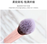 Мраморный хайлайтер, тональный крем, кисть, румяна, рассыпчатая пудра, мягкая база под макияж