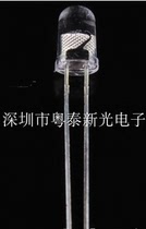 F5 transparent round head white hair red voltage 2v 1 2 4v brightness 10000 One 12000MCD long foot