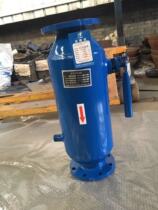 Sewage backwash filter ZPG-I horizontal straight through angle P-shaped pipe quick decontamination stainless steel