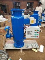 Automatic backwash filter automatic sewage horizontal straight-through P-shaped pipe quick self-cleaning decontamination device