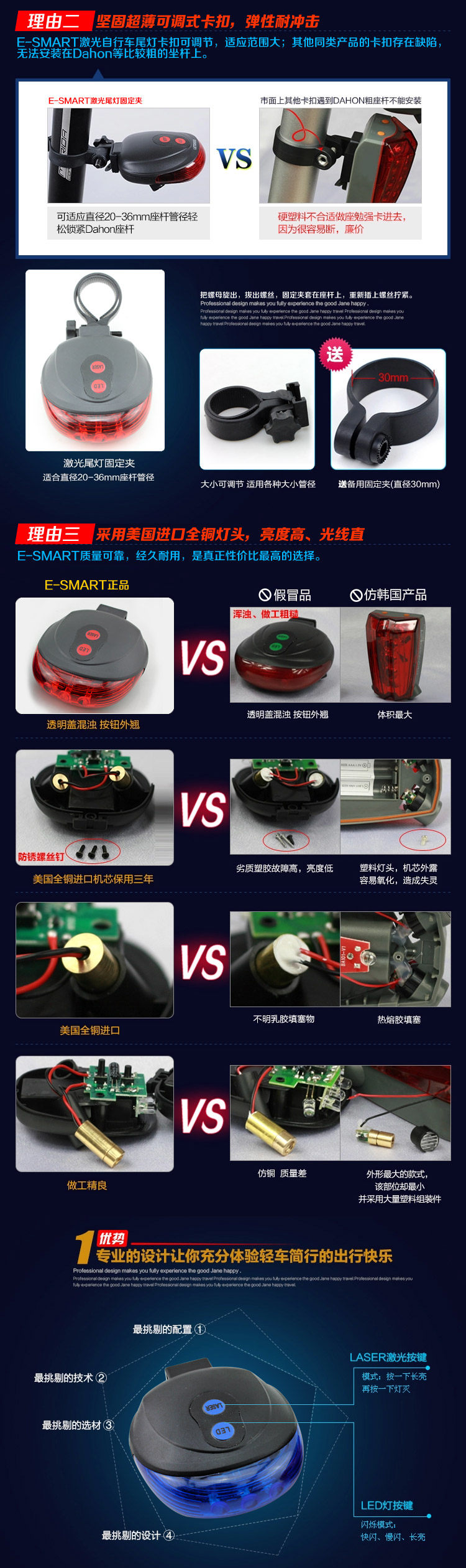 Eclairage pour vélo TIANYE - Ref 2401791 Image 10