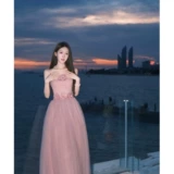 Розовая юбка, топ без лямок, летний комплект