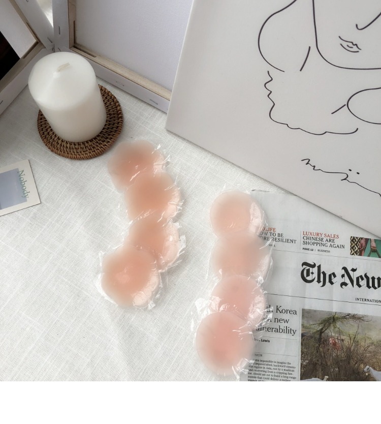 Tái sử dụng chống va chạm núm vú dính ngực siêu mỏng thoáng khí silicone bơi núm vú vô hình các mẫu dán ngực đẹp