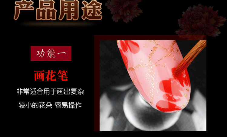 Nail Art, Wolf, Bút vẽ, Bút vẽ, Bút đột quỵ, Thợ làm móng, Dụng cụ - Công cụ Nail bộ dụng cụ cắt móng tay