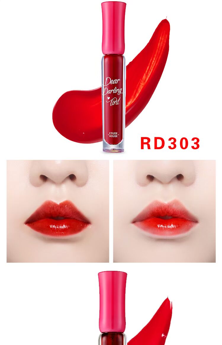 Authentic Hàn Quốc etudehouse Etude House người yêu thân mật AD nhuộm môi son bóng kéo dài son tint bóng innisfree	