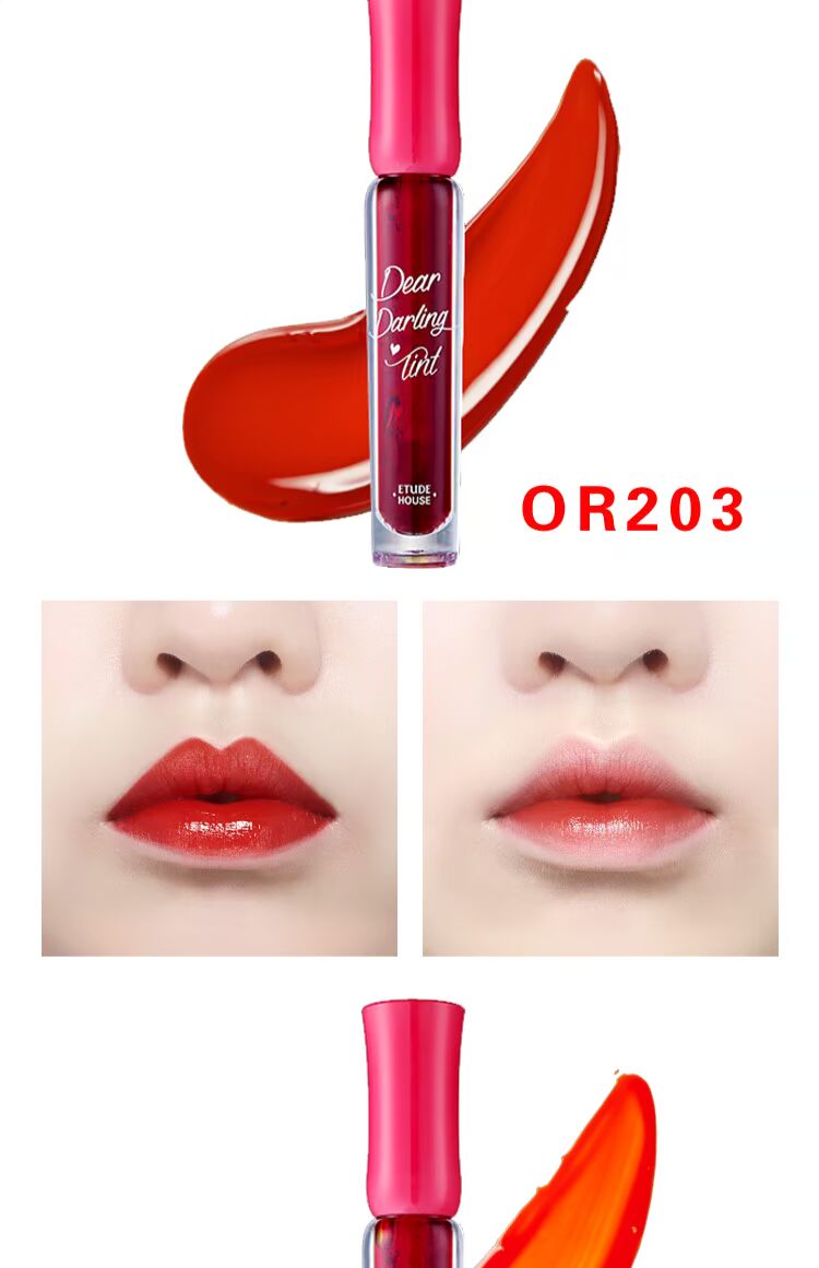 Authentic Hàn Quốc etudehouse Etude House người yêu thân mật AD nhuộm môi son bóng kéo dài son tint bóng innisfree	