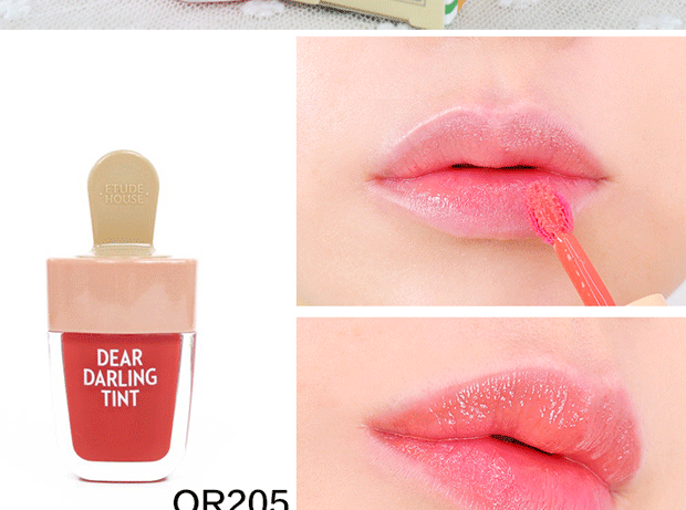 Hàn Quốc Etude House thân yêu kem kem popsicle kem kem môi son bóng son bóng - Son bóng / Liquid Rouge 	son bóng glasting water gloss	