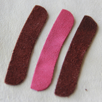 Wear-resistant Erhu protective corner sheet Bull Leather Bag Corner Anti-Wear Wrap Corner Sticker accessories Silencing Erhu Con barrel Protection sticker