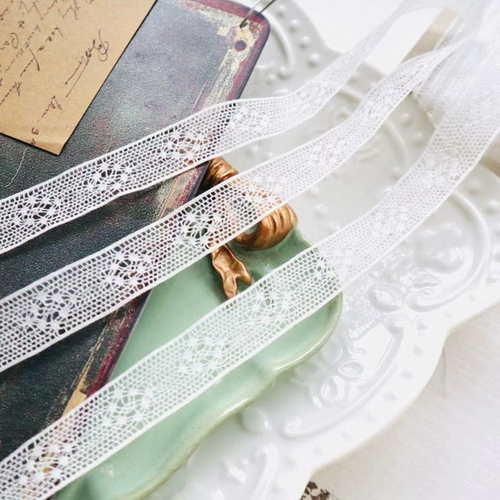 100 Ультра -тонкие белые мелкие хлопчатобумажная нить Полая тканая плетеная детская кружева координаты ручной работы