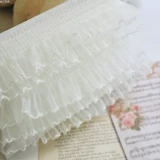 Органная пушистая юбка, черные уши, детская одежда, кружевные аксессуары, собачьи зубы, кружевная юбка, ингредиенты одежды 5 см 5 см