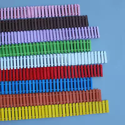 Mini small fence fence miniature scene diy material gardening potted wooden fence Christmas New Year decoration