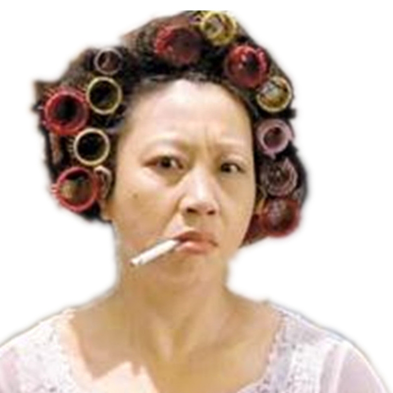 Kung Fu Stage Play Performance Sketch Wig Cosplay Landlady Short Wig Female Curly Hair Funny Wig Kung Fu Stage Play Performance Sketch Wig Cosplay Landlady Short Wig Female Curly Hair Funny Wig
