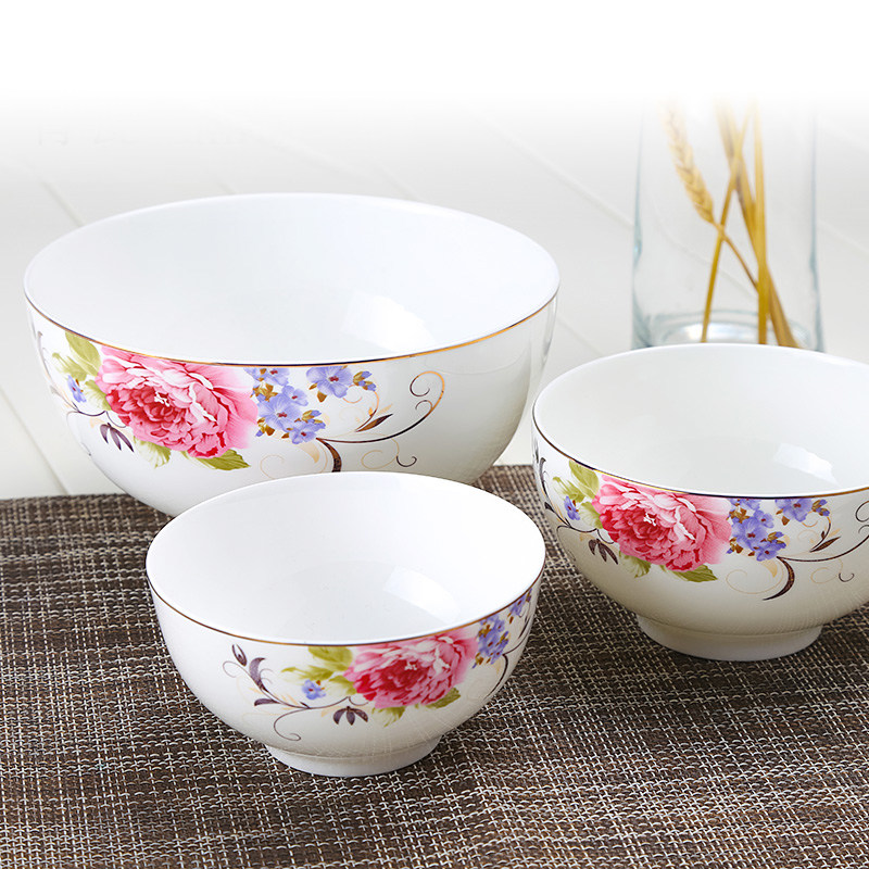 Tang Shan Longchang Bone China Porcelain Cutlery Cutlery Winetop Aussie Bowl Bowls Rice Bowls Bowls Noodles Bowls of Ceramic Tableware Special Cabinets