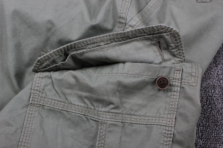 Quần lửng cotton nam chất lượng cao Quần short nam quần âu quần dài nam quần nhiều túi quần yếm 5 màu
