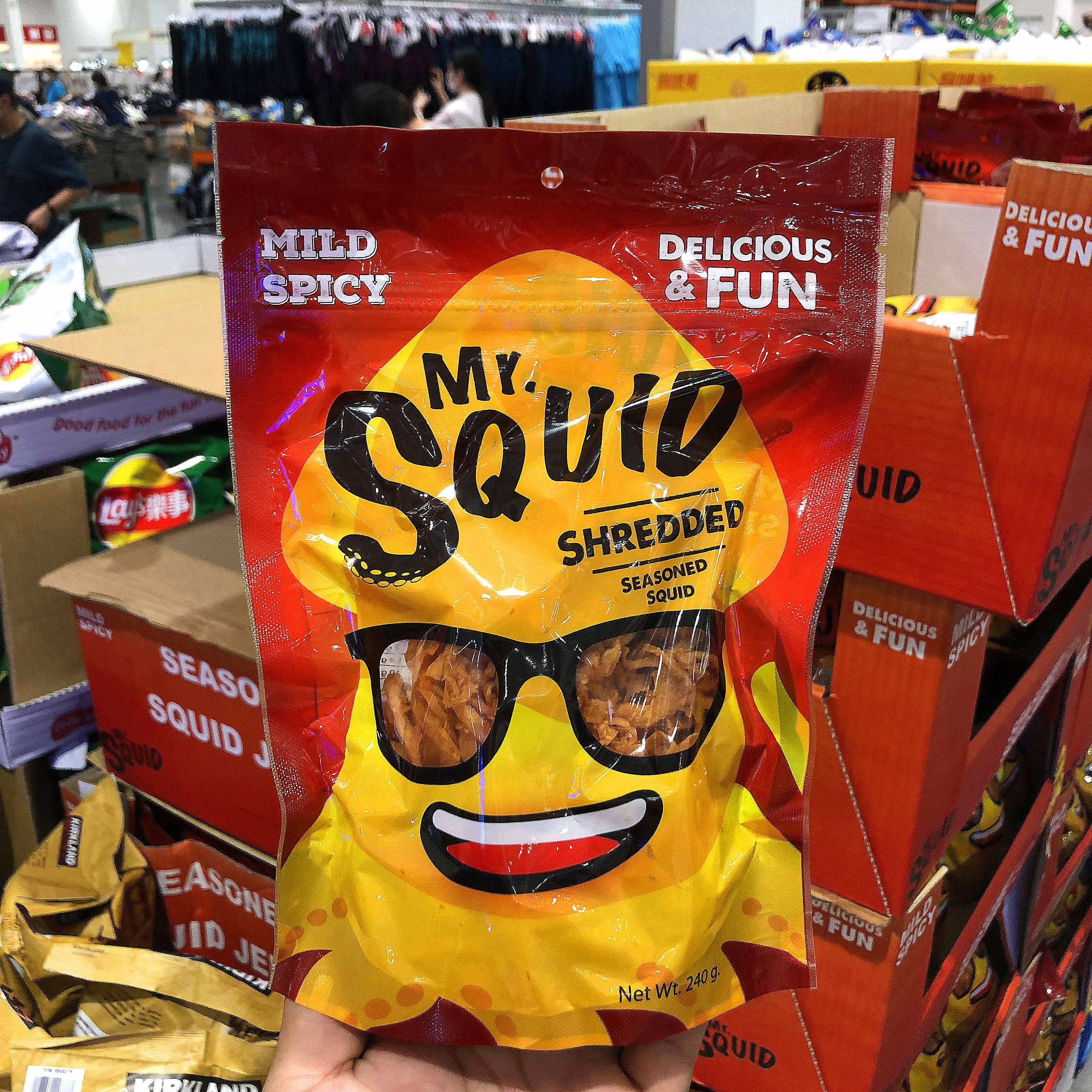 Thailand Imports MR SQUID Squid Squid Squid Squid Squid 240g ready-to-eat snacks COSTCO Domestic