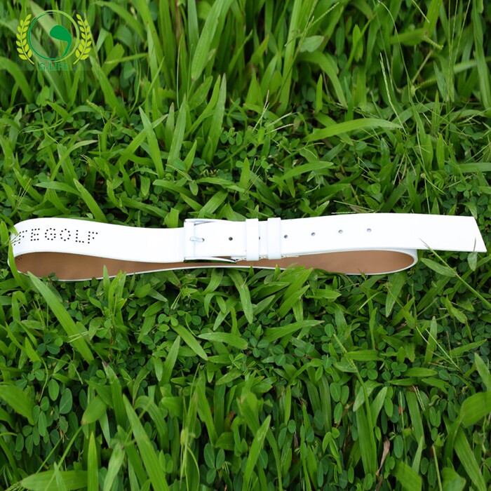 The new G-LIFE golf belt women's full leather belt hollow fashion all-match sports and leisure belt
