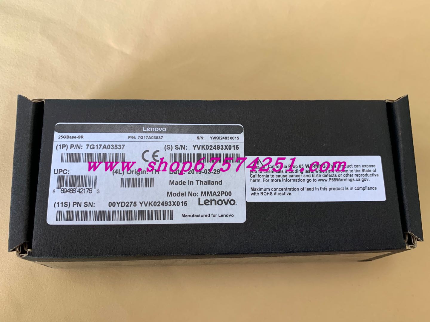 New 00YD275 00YD275 25GBASE-SR QSFP28 MMA2P00-AS 25GB fiber optic modules