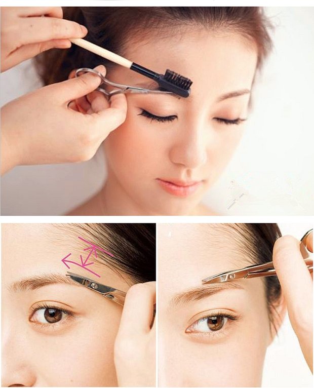Hàn Quốc Công cụ lông mày Set Lông mày Lông mày Clip Lông mày Clip Lông mày Lông mày Làm đẹp Lông mi Curler - Các công cụ làm đẹp khác kẹp mi