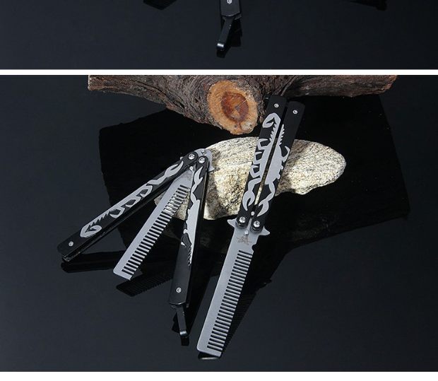 Konjac Dragon Comb Longquan Butterfly Scythe Butterfly Practice Knife Butterfly Practice Knife Tool Tool Tool Tool - Công cụ Knift / công cụ đa mục đích dao đa năng quân đội