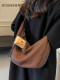 High-End Large-Capacity Bag for Women 2026 New Trendy Work and Commuting Bag Light Luxury Niche Crossbody Dumpling Bag