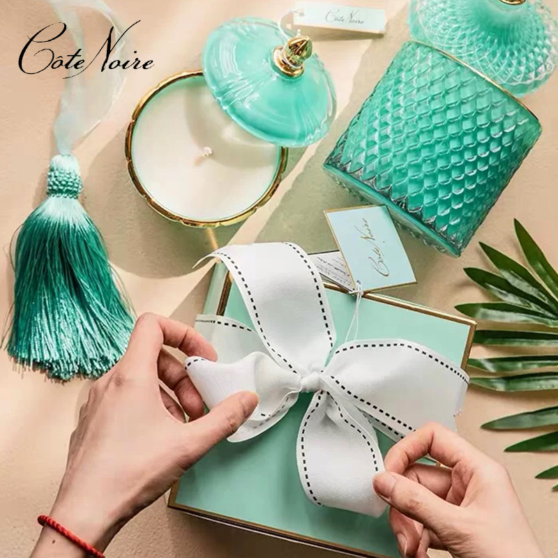 French cote noire aromatherapy art Cup light luxury candles indoor girls niche senior Tanabata gift box