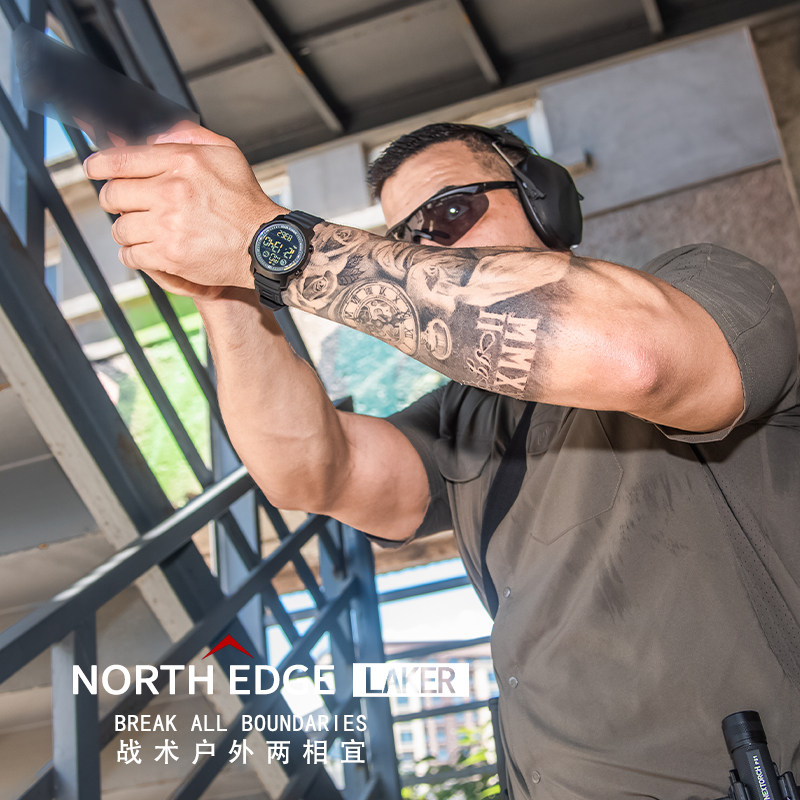 NORTH EDGE Sport Tactical outdoor watches big gas big dial