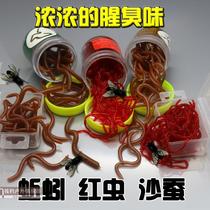 Fake Bait Red Worm 40g Grams Earthworms Intense Fishy Smell Road Subsoft Bionic False Teething Green Slightly Carp Carp Fishing Stock