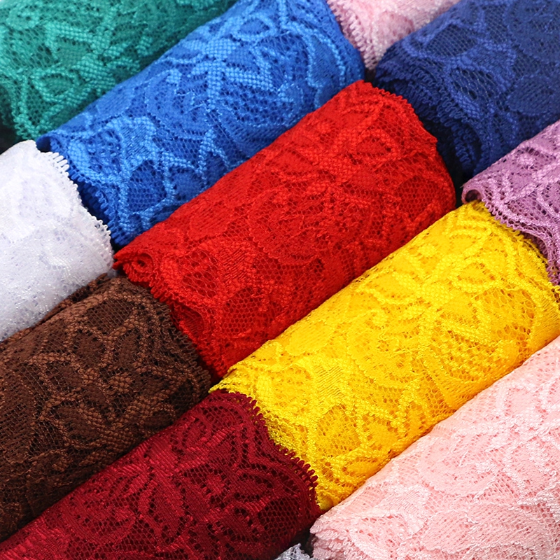 Elastic Wide Lace Trim Clothing Accessories Hollow Black Skirt Hem Clothing Lace Decoration Handmade DIY Fabric Elastic Wide Lace Trim Clothing Accessories Hollow Black Skirt Hem Clothing Lace Decoration Handmade DIY Fabric