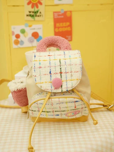 Демисезонный джинсовый пончик, милый школьный рюкзак, сумка через плечо, коллекция 2023