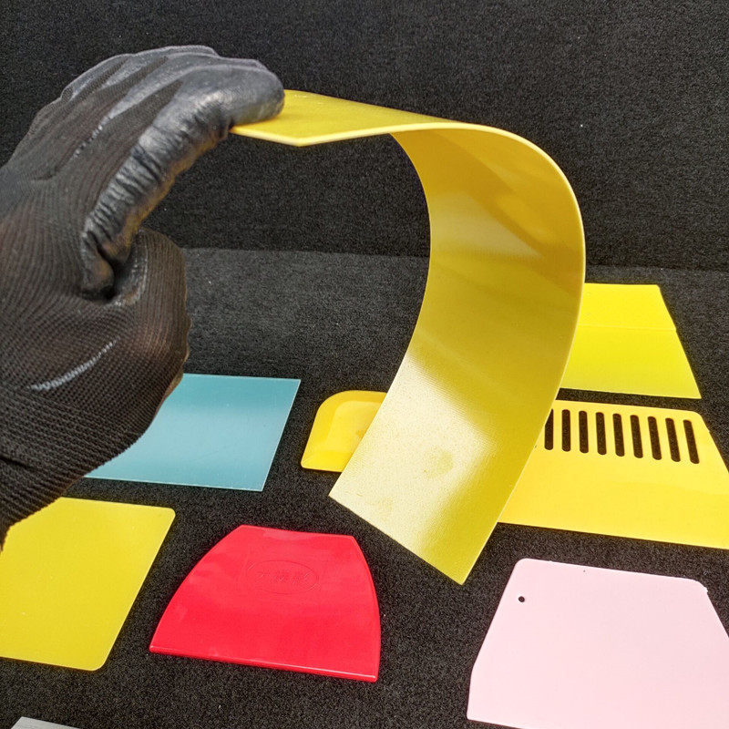 Скребка 原子灰腻子树脂刮板塑料板钣金灰刮刀橡胶刮灰刀钢片磨灰板套装