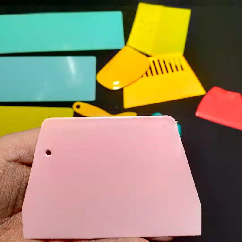 Скребка 汽车钣金腻子大刮板 绝缘板绿色树脂板原子灰刮刀漆工刮灰刀工具 Beauty light