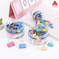Color long tail clip Ticket clip Large book clip Stationery small paper clip Medium dovetail clip Metal invoice clip
