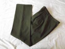 Special offer 04 womens imitation wool winter pants A pair of front opening green pants special offer