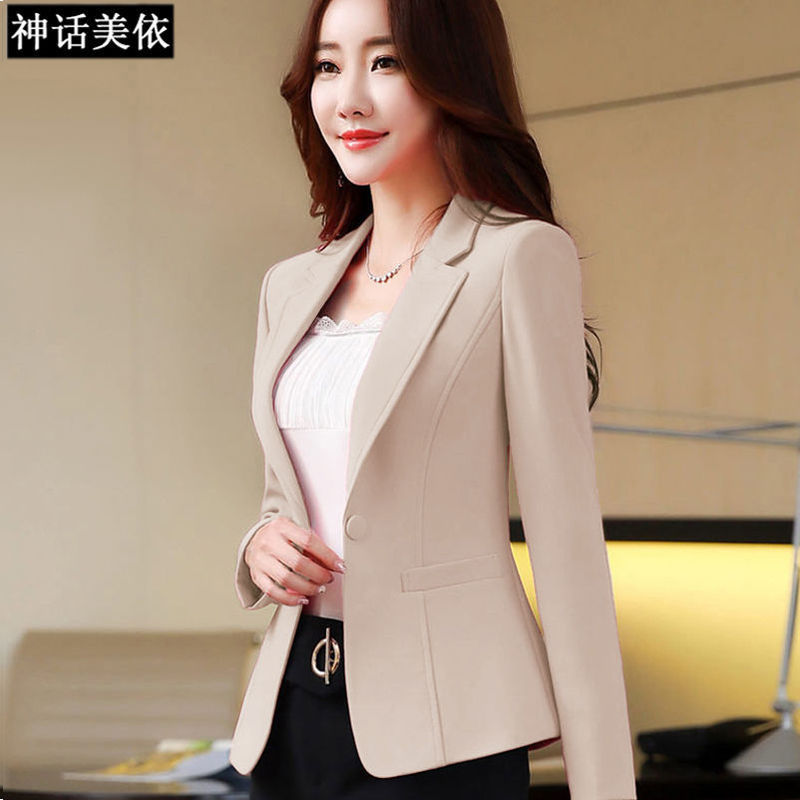 Women's Slim-Fit Blazer, New Style Spring and Autumn Short Jacket, Elegant and Casual for Women Women's Slim-Fit Blazer, New Style Spring and Autumn Short Jacket, Elegant and Casual for Women