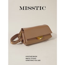 Cowhide custom MT 2022 new niche design high-end leather underarm bag simple and versatile diagonal womens bag