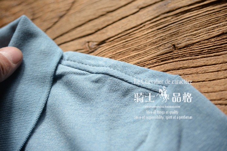 Rắn màu ngắn tay polo áo sơ mi nam Mỹ thường nền tảng ngọc trai lưới cotton mùa hè mỏng 26