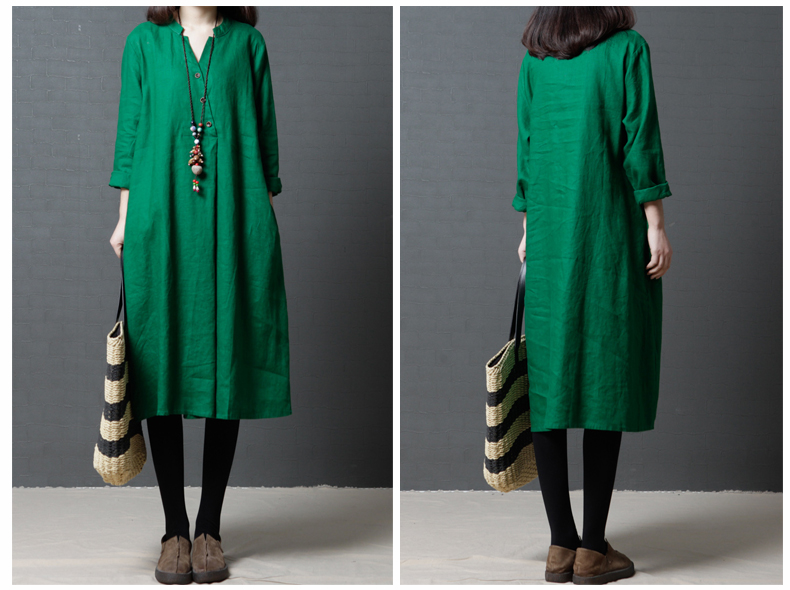 Robe femme en Coton et lin - Ref 3327147 Image 17